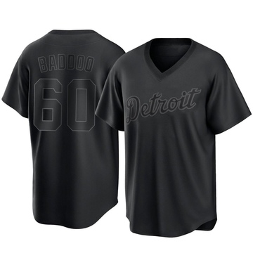 Detroit Tigers Akil Baddoo Men's Premium T-Shirt - Tri Navy - Detroit | 500 Level Major League Baseball Players Association (MLBPA)