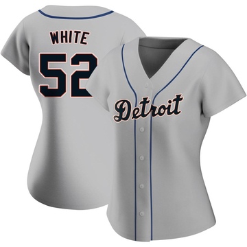 Brendan White Detroit Tigers Youth White Roster Name & Number T-Shirt - Navy