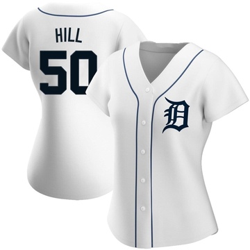 Garrett Hill Women's Detroit Tigers Pitch Fashion Jersey - Black Authentic