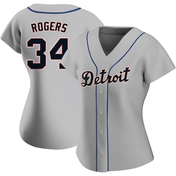 Jake Rogers Youth Detroit Tigers Home Jersey - White Replica