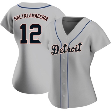 Jarrod Saltalamacchia Detroit Tigers Women's Navy Backer Slim Fit