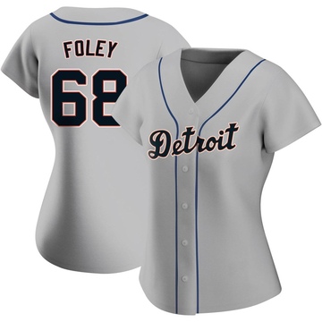 Jason Foley Women's Detroit Tigers Alternate Jersey - Black Holographic  Replica