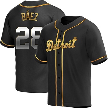 Javi Baez #28 Detroit Tigers Men's Nike® Home Replica Jersey - Vintage  Detroit Collection