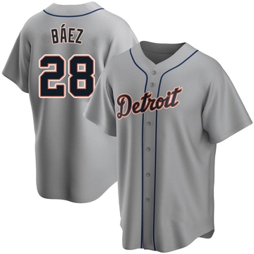 Nike Javier Baez Jersey - Detroit Tigers Adult Home Jersey