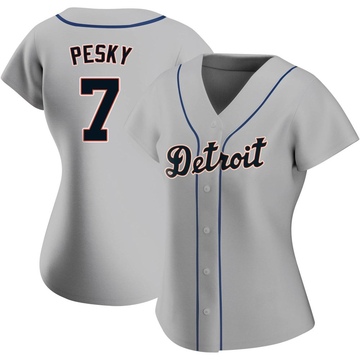 Johnny Pesky Women's Detroit Tigers Alternate Jersey - Black Holographic  Replica