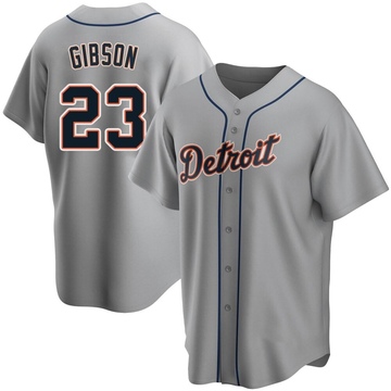 Majestic Detroit Tigers Road Gray Kirk Gibson Cooperstown 1984 Cool Base  Replica Jersey - Gameday Detroit