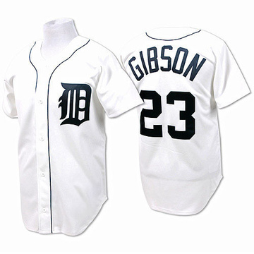 Kirk Gibson #23 Detroit Tigers Men's Nike Home Replica Jersey by Vintage Detroit Collection