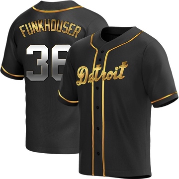 Kyle Funkhouser Detroit Tigers Men's Navy Backer T-Shirt 