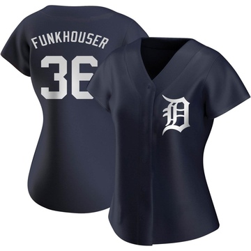 2021 Detroit Tigers Kyle Funkhouser #36 Game Issued Pos Used Navy Jersey ST  46