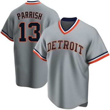 MagicFlyVintage Vtg 80s Detroit Tigers Lance Parrish Jersey Gray L CCM Raglan MLB Baseball Sewn on Letters
