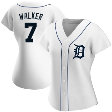 Matt Vierling Men's Detroit Tigers Alternate Jersey - Black Holographic  Replica