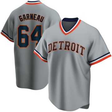 2021 Detroit Tigers Dustin Garneau #64 Game Issued Pos Used White Jersey 48  94