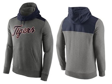 Men's Detroit Tigers KO Wordmark Perfomance Hoodie - - Navy